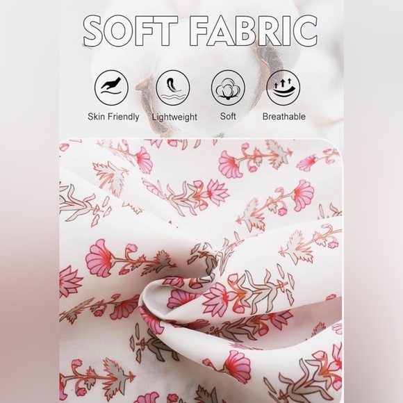 Floral Ruffle Pajama Set - Picture 8 of 8